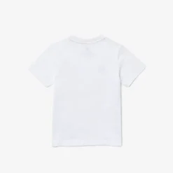 Roland-Garros Girls Outfit|Boys Outfit|Lacoste for kid t-shirt - White