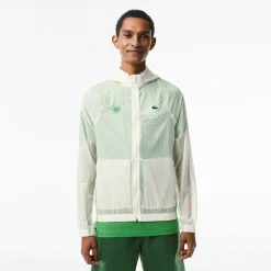 Roland-Garros Jackets|Lacoste for Man Windbreaker - White