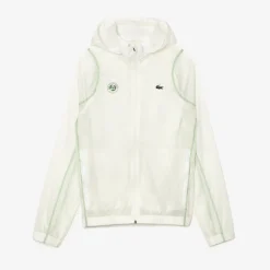 Roland-Garros Jackets|Lacoste for Man Windbreaker - White