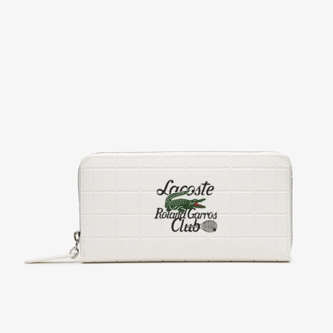 Roland-Garros Wallets|Small Leather Goods|Lacoste for Zipped Wallet - White