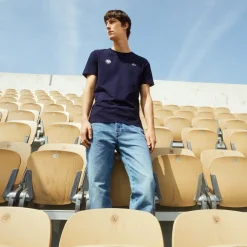 Roland-Garros T-shirts|Lacoste for man t-shirt - Navy
