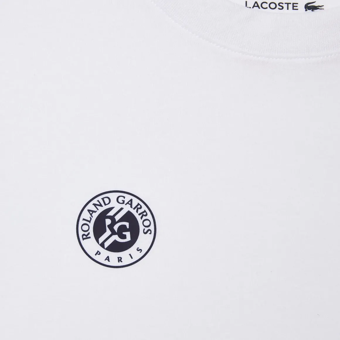 Roland-Garros T-shirts & Tank Tops|Lacoste for woman t-shirt - White