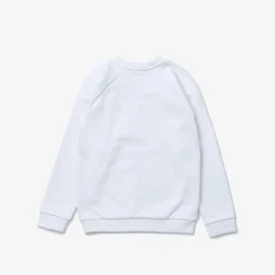 Roland-Garros Boys Outfit|Lacoste for boy sweatshirt - White