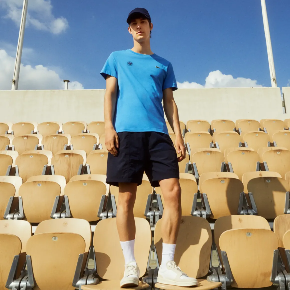 Roland-Garros T-shirts|Lacoste for man t-shirt - Blue