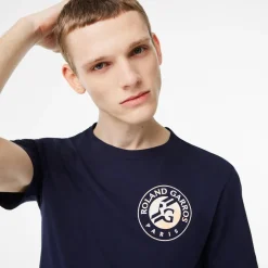 Roland-Garros T-shirts & Tank Tops|T-shirts|Lacoste for Unisex T-shirt - Navy