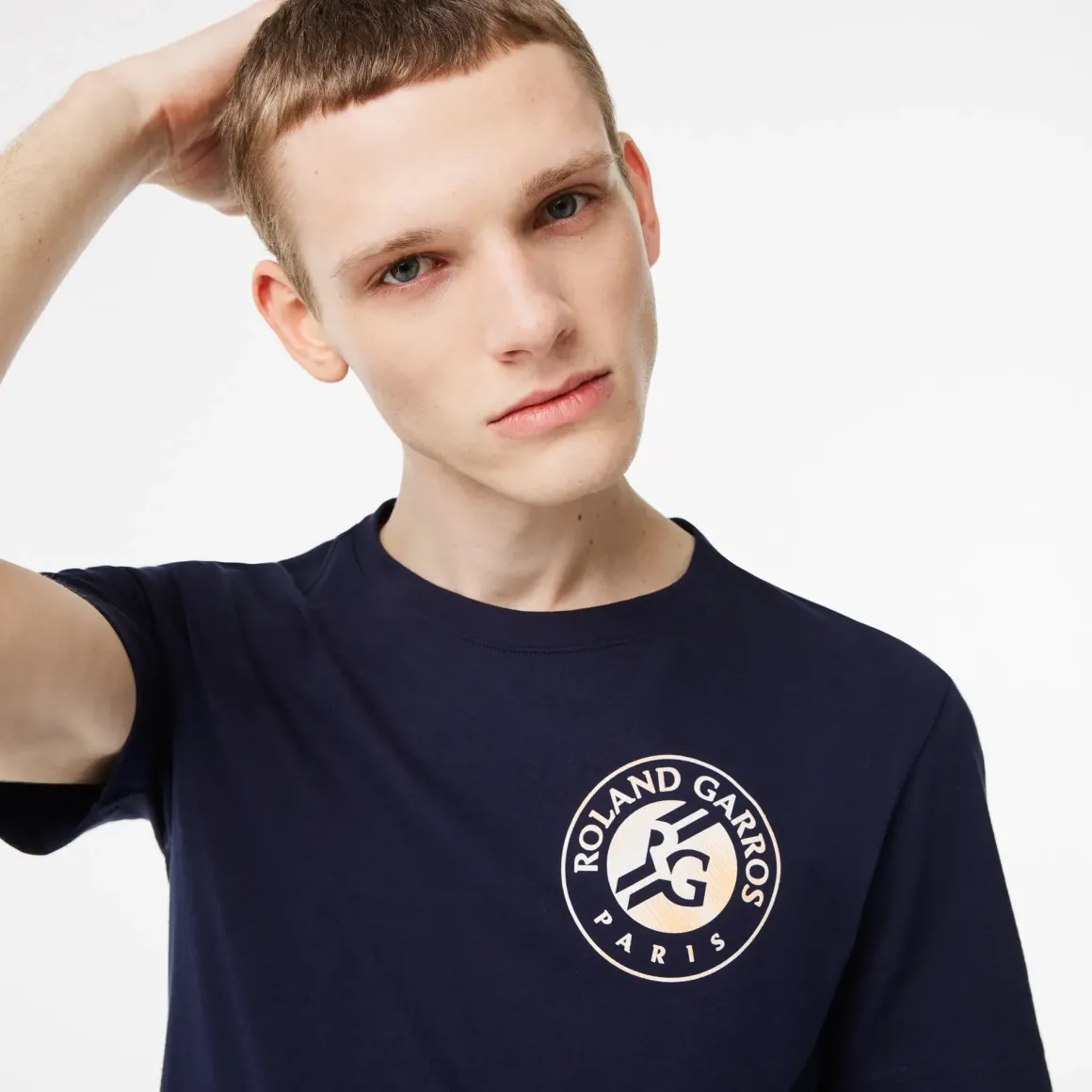 Roland-Garros T-shirts & Tank Tops|T-shirts|Lacoste for Unisex T-shirt - Navy