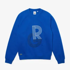 Roland-Garros Hoodies & Sweatshirts|Lacoste for man Sweatshirt - Lazuli blue