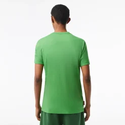 Roland-Garros T-shirts & Tank Tops|T-shirts|Lacoste for Unisex T-shirt - Tarragon
