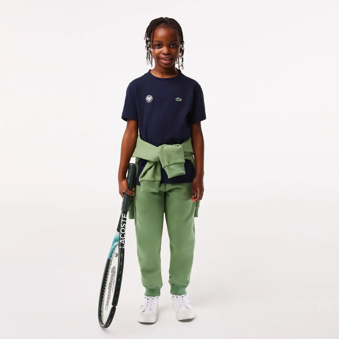 Roland-Garros Girls Outfit|Boys Outfit|Lacoste for kid t-shirt - Navy