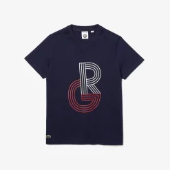Roland-Garros T-shirts & Tank Tops|Lacoste for woman t-shirt - Navy