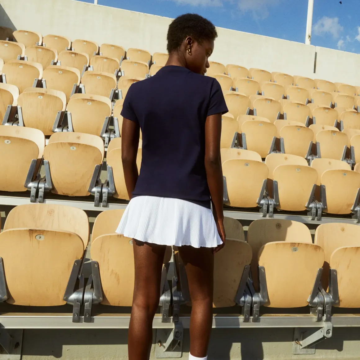 Roland-Garros T-shirts & Tank Tops|Lacoste for woman t-shirt - Navy