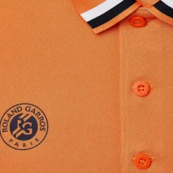 Roland-Garros Ball Boys Outfits|Women Tennis Outfit|Lacoste for ball boy or girl polo shirt - Orange