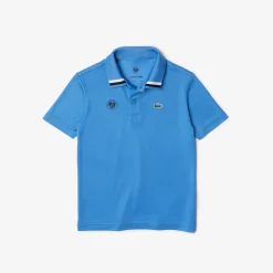 Roland-Garros Ball Boys Outfits|Boys Outfit|Lacoste for ball boy or girl polo shirt - Blue