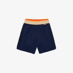Roland-Garros Men Tennis Outfit|Men Tennis Outfits|Lacoste Sport Edition Men's Short for Roland Garros with integrated shorty - Marine