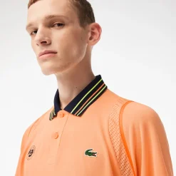 Roland-Garros Men Tennis Outfit|Men Tennis Outfits|Lacoste Sport Edition two-tone polo for Roland Garros ultra-dry - clay