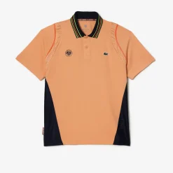 Roland-Garros Men Tennis Outfit|Men Tennis Outfits|Lacoste Sport Edition two-tone polo for Roland Garros ultra-dry - clay