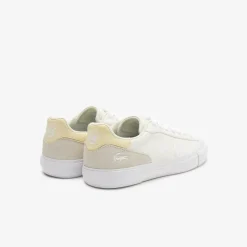Roland-Garros Shoes & Socks|Women Shoes|Lacoste Women's L006 sneakers for - White Beige