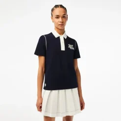 Roland-Garros Polos & Shirts|Lacoste Women's Polo for Roland Garros - Navy Blue