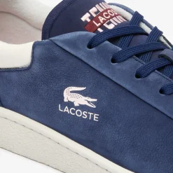 Roland-Garros Shoes|Lacoste x Roland Garros Baseshot Premium Men Baskets - Navy