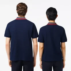 Roland-Garros Women Tennis Outfit|Women Tennis Outfits|Lacoste x Roland Garros Sport Edition Unisex Umpire Polo Shirt - Navy