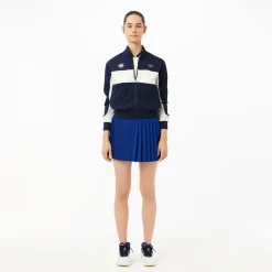 Roland-Garros Women Tennis Outfit|Women Tennis Outfits|Lacoste x Roland Garros Women's Edition Stretch Tennis Skirt