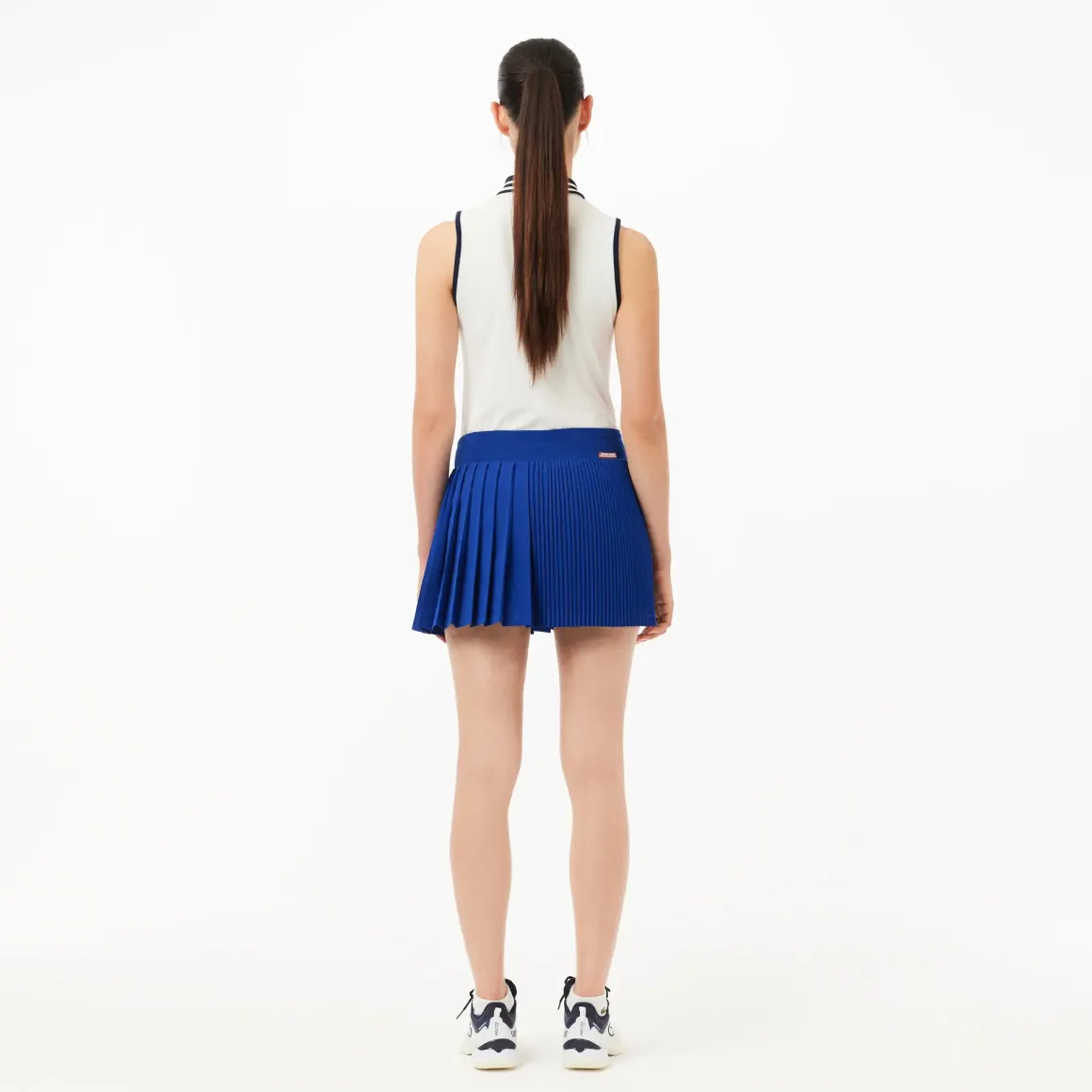 Roland-Garros Women Tennis Outfit|Women Tennis Outfits|Lacoste x Roland Garros Women's Edition Stretch Tennis Skirt