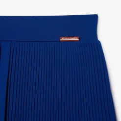 Roland-Garros Women Tennis Outfit|Women Tennis Outfits|Lacoste x Roland Garros Women's Edition Stretch Tennis Skirt