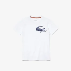 Roland-Garros Boys Outfit|Underwear|Lacoste x boy t-shirt - White