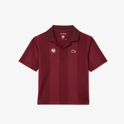 Roland-Garros Ball Boys Outfits|Girls Outfit|Lacoste x Child's Ball boy Polo – Burgundy