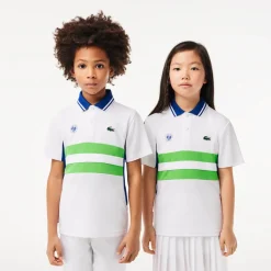 Roland-Garros Girls Outfit|Boys Outfit|Lacoste x children Performance Polo – White
