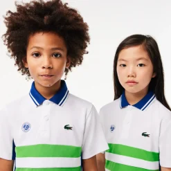 Roland-Garros Girls Outfit|Boys Outfit|Lacoste x children Performance Polo – White