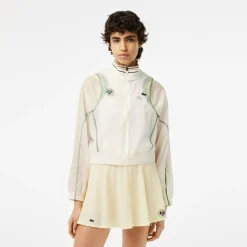 Roland-Garros Jackets|Lacoste x Club Woman Windbreaker - Yellow