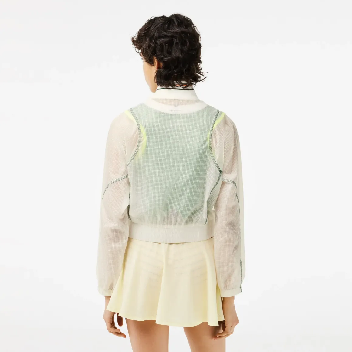 Roland-Garros Jackets|Lacoste x Club Woman Windbreaker - Yellow