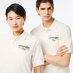 Roland-Garros Polos|Lacoste x Edition Man Terry Polo Shirt - White