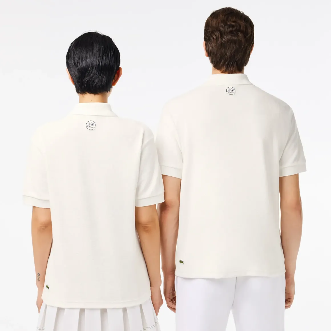 Roland-Garros Polos|Lacoste x Edition Man Terry Polo Shirt - White