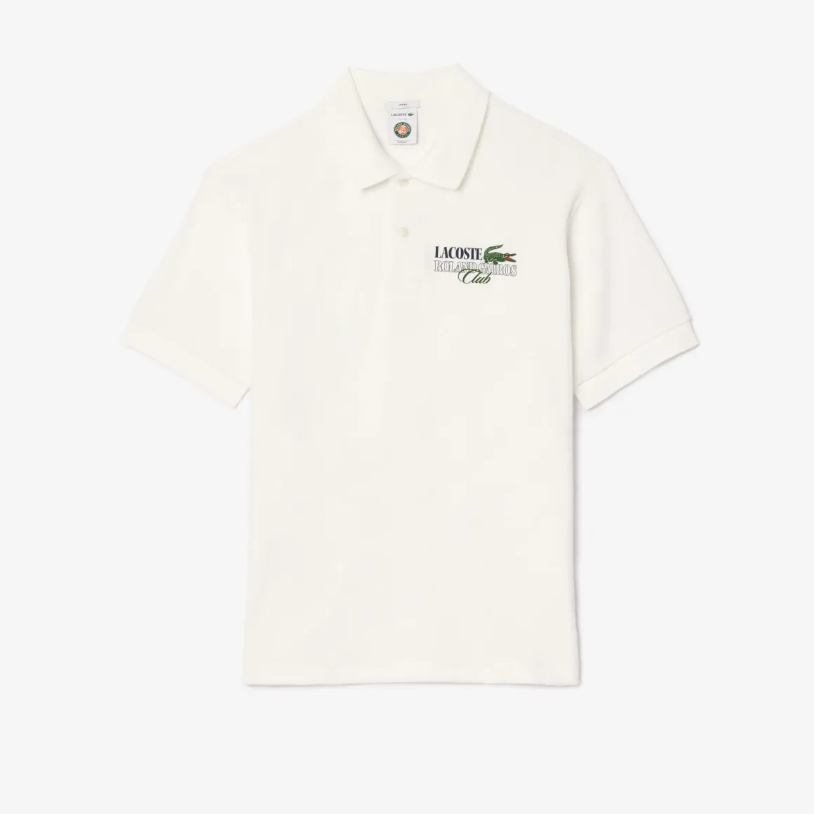 Roland-Garros Polos|Lacoste x Edition Man Terry Polo Shirt - White