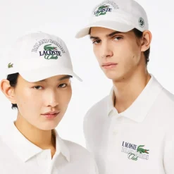 Roland-Garros Caps & Hats|Caps & Hats|Lacoste x Edition Club Cap - White