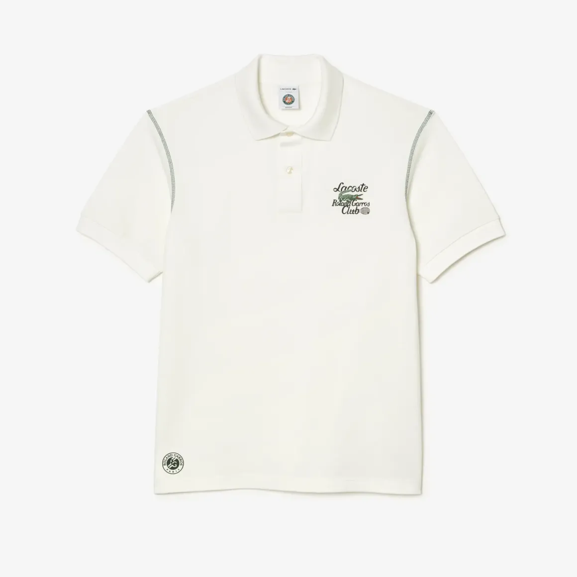 Roland-Garros Polos|Lacoste x Man Club Polo - Ecru