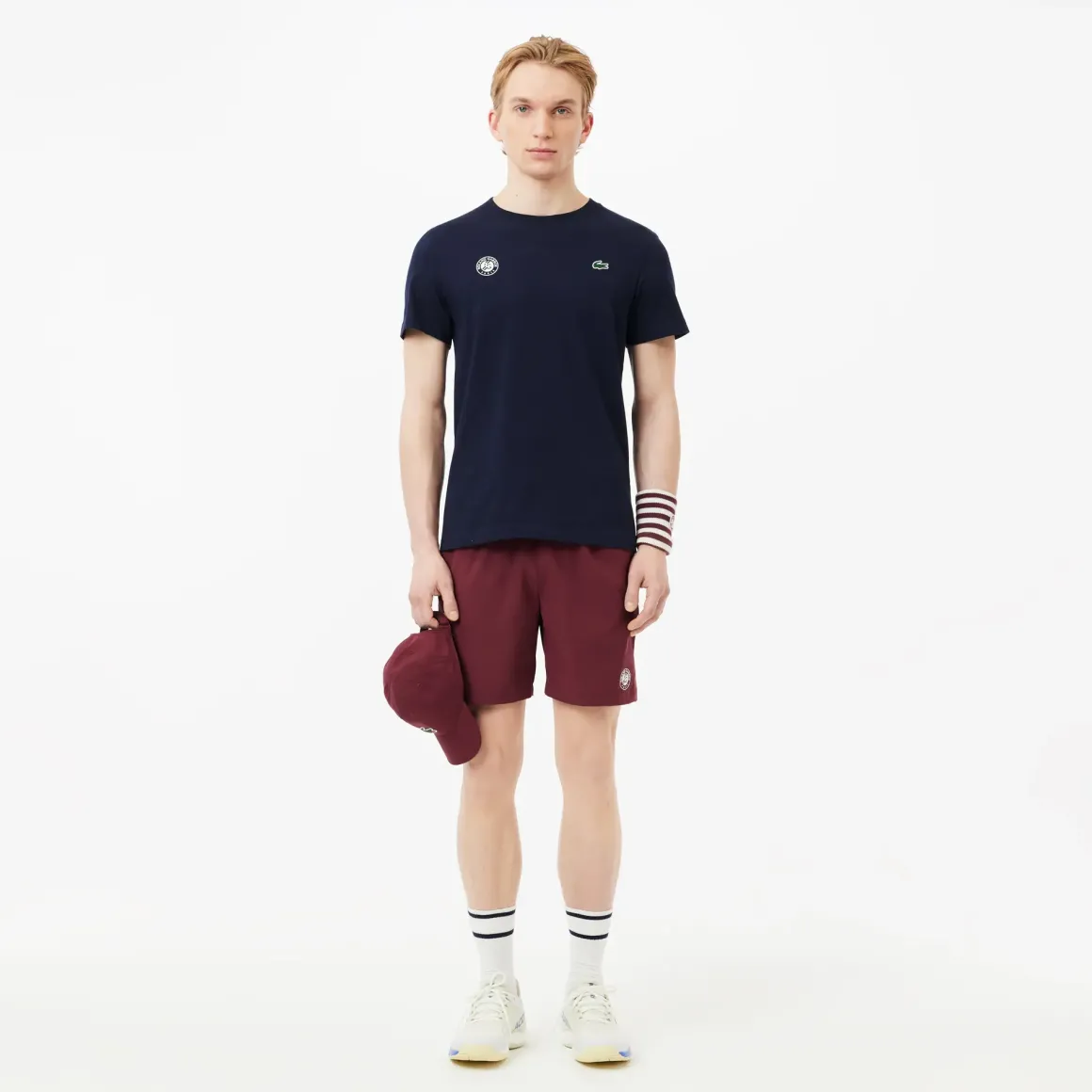 Roland-Garros T-shirts|Lacoste x Man Permanent -shirt – Navy
