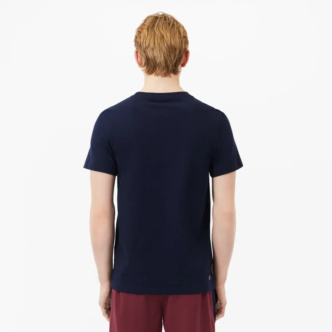 Roland-Garros T-shirts|Lacoste x Man Permanent -shirt – Navy