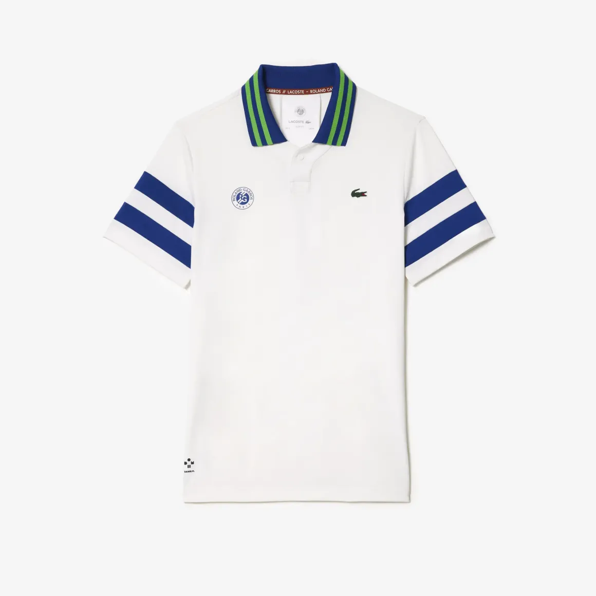 Roland-Garros Men Tennis Outfit|Men Tennis Outfits|Lacoste x Men's Medvedev Performance Polo - White