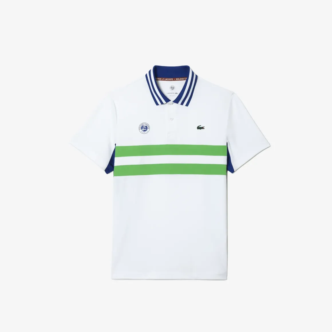 Roland-Garros Men Tennis Outfit|Men Tennis Outfits|Lacoste x Men's Performance Polo - White