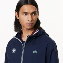 Roland-Garros Jackets|Lacoste x Men's Performance Windbreaker - Navy