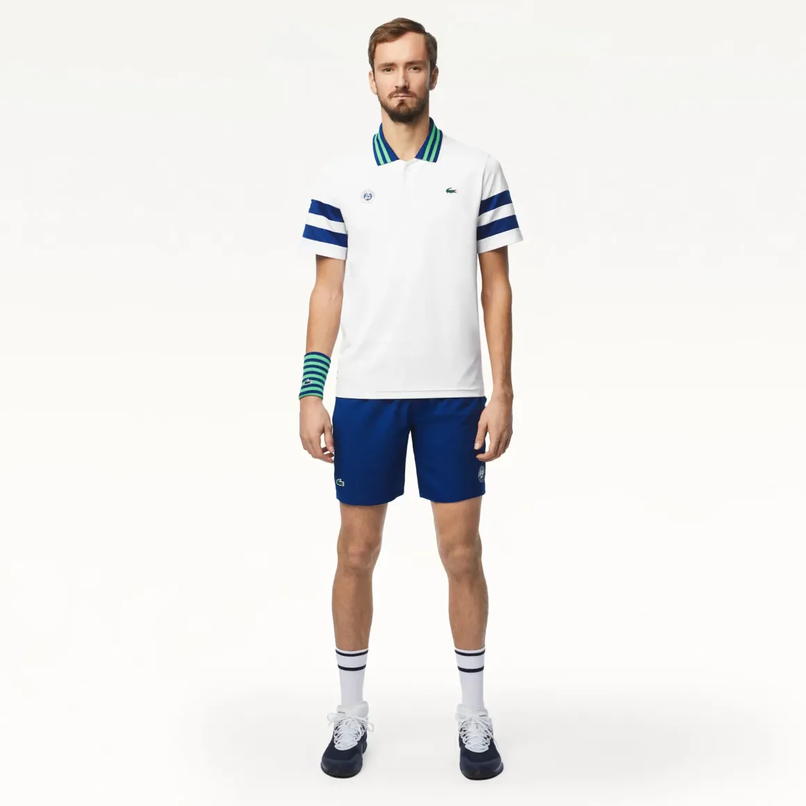 Roland-Garros Men Tennis Outfit|Men Tennis Outfits|Lacoste x Men's Performance Short - Blue