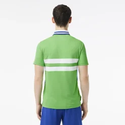 Roland-Garros Men Tennis Outfit|Men Tennis Outfits|Lacoste x Men's Performance Polo - Green