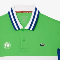 Roland-Garros Men Tennis Outfit|Men Tennis Outfits|Lacoste x Men's Performance Polo - Green