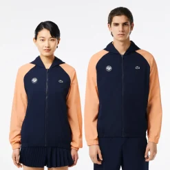 Roland-Garros Ball Boys Outfits|Hoodies & Sweatshirts|Lacoste x Unisex Ball Boy Sweatshirt - Navy and Clay Court