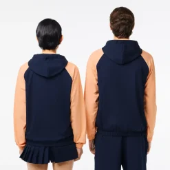 Roland-Garros Ball Boys Outfits|Hoodies & Sweatshirts|Lacoste x Unisex Ball Boy Sweatshirt - Navy and Clay Court