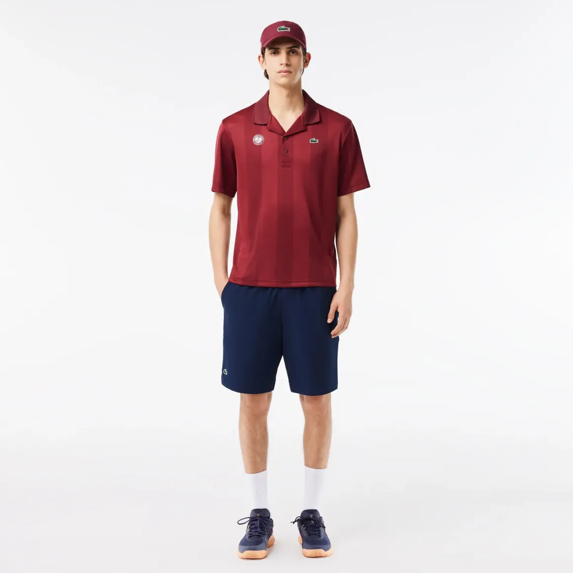 Roland-Garros Caps & Hats|Caps & Hats|Lacoste x Unisex's Performance Cap - Burgundy