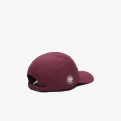 Roland-Garros Caps & Hats|Caps & Hats|Lacoste x Unisex's Performance Cap - Burgundy